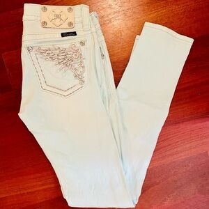 Miss Me Embellished Skinny Jeans - Sz 26